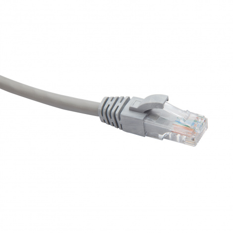 RJ45-RJ45 F/UTP Cat.5e LSZH нг(А)-HF (DR-191017), Патч-корд (коммутационный шнур), 7м, серый 