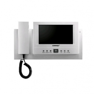 Commax CDV-71BE/VIZIT CDV-71BE/VIZIT (Белый) Монитор цветного видеодомофона, на 4 ВУ, подключение аудиотрубки DP-4VHP, NTSC/PAL, память 128 кадров, адаптирован к VIZIT