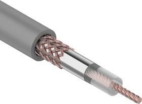 Rexant RG-58 A/U кабель 64%, 50 Ом, 100м., серый