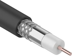 Rexant RG-6U (01-2202) кабель 64%, 75 Ом, 100м