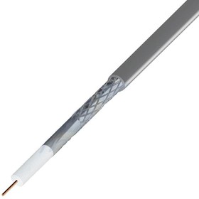 Rexant RG-8X кабель 75%, 50 Ом, 100м., серый