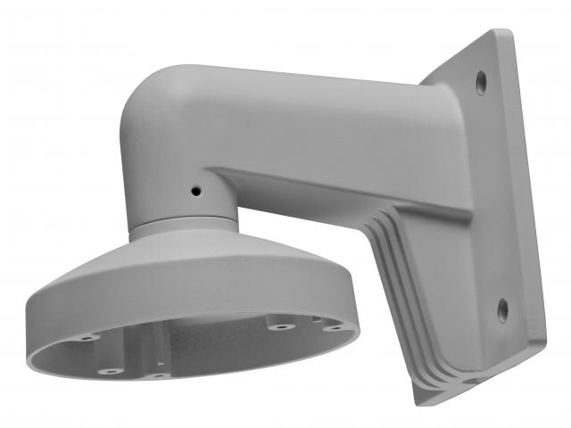HikVision DS-1272ZJ-110 Кронштейн предназначен для крепления компактных купольных камер на стену, белый, алюминий, 122×120×169мм