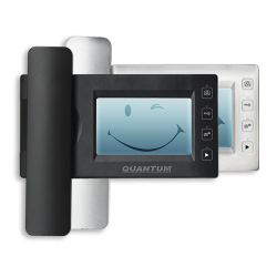 Quantum QM-437C Монитор домофона (Черный)