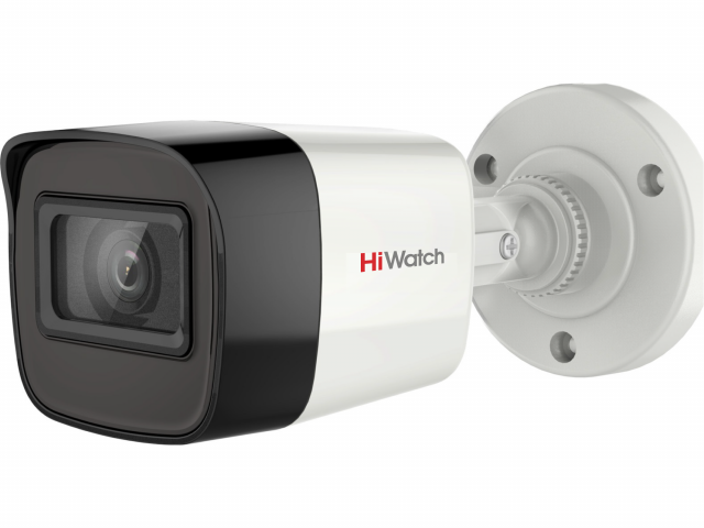 HiWatch DS-T520 (С) (6) 5Mp Уличная цилиндрическая видеокамера, - фото 1
