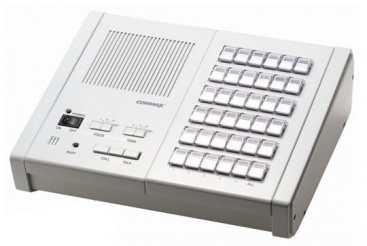 Commax PI-50LN центральный пульт громкой связи с абонентскими пультами на 50 станций, усилитель 10 Вт, ~220 В