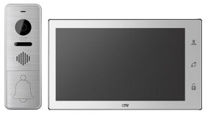CTV DP4706AHD W Комплект цветного AHD-видеодомофона (7&amp;quot;), в составе: панель CTV-D4000FHD S, монитор CTV-M4706AHD W
