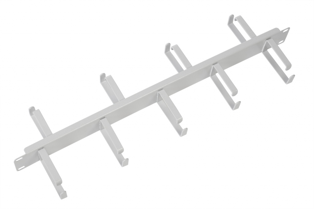 ЦМО ГКО-1-9 Органайзер кабельный горизонтальный двусторонний 19" 1U, 9 колец