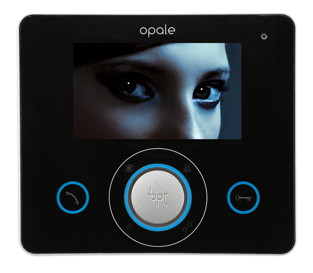 BPT OPALE W BLACK Абонентское устройство OPALE WIDE с цветным сенсорным 4,3" дисплеем