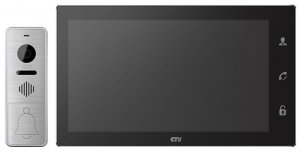 CTV DP4106AHD B Комплект цветного видеодомофона, в составе: панель CTV-D400FHD S, монитор CTV-M4106AHD B