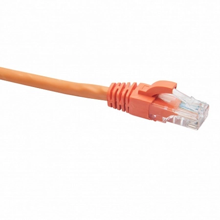 RJ45-RJ45 U/UTP Cat.5e LSZH нг(А)-HF (DR-181809), Патч-корд (коммутационный шнур) 2м, оранжевый