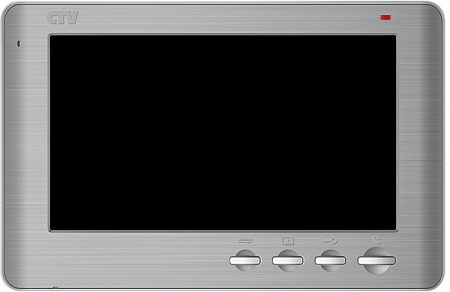 CTV M1704SE S Монитор видеодомофона 7'' со сменными передними панелями (серебристый металлик, &amp;quot;шампань&amp;quot;, &amp;quot;белый декор&amp;quot;), с кнопочным управлением, встроенный автоответчик,встроенный источник питания