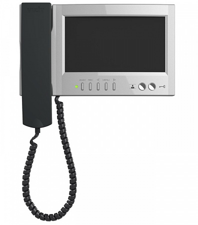 Vizit M468MS (Silver) Монитор цветного видеодомофона, 7&quot;, память до 250 ч/б кадров, серебро
