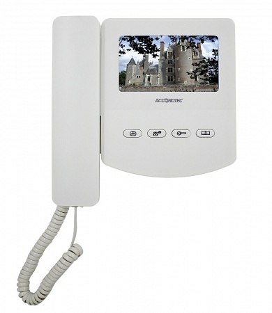 AccordTec AT-VD433С K EXEL WHITE Монитор домофона