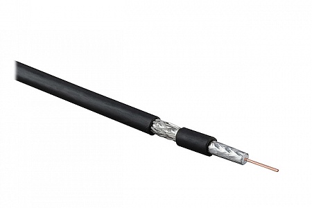 Rexant RG-6U+CU (OUTDOOR) (01-2222) кабель 75 Ом, 100м.,черный