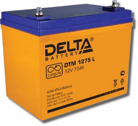 Deltа DTM1275L Аккумулятор герметичный свинцово-кислотный