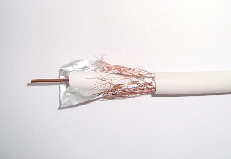 Eletec RG-59U-CU кабель белый, 500м