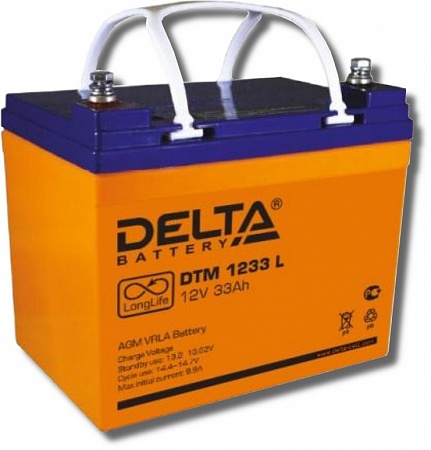 Deltа DTM1233L Аккумулятор герметичный свинцово-кислотный