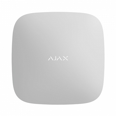 Ajax Hub 2 Plus (White) (20279.40.WH1) Интеллектуальная централь - 4 канала связи (2SIM LTE, 3G, 2G+Ethernet+WiFi), поддержка фотоверификацией тревог