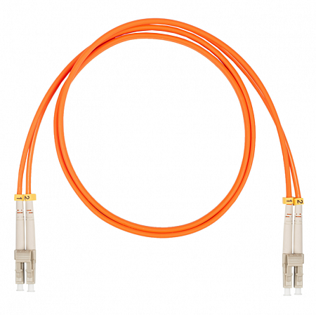 Шнур оптический коммутационный (патч-корд), LC-LC, дуплекс (duplex) OM2, нг(А)-HF, оранжевый, 20 м