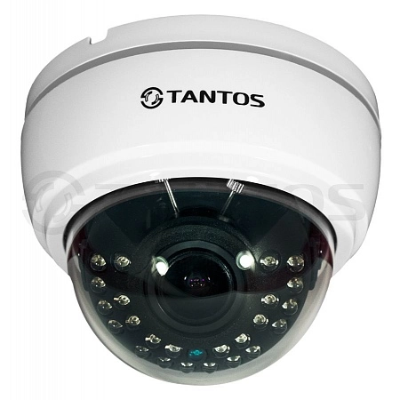 Tantos TSc - Di720pHDv (2.8 - 12) 1Mp Внутренняя купольная мультиформатная 4в1 видеокамера 720P «День/Ночь»