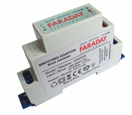 Faraday 12W/OPF/DIN блок питания