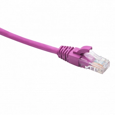 RJ45-RJ45 U/UTP Cat.5e LSZH нг(А)-HF (DR-181709), Патч-корд (коммутационный шнур) 2м, маджента