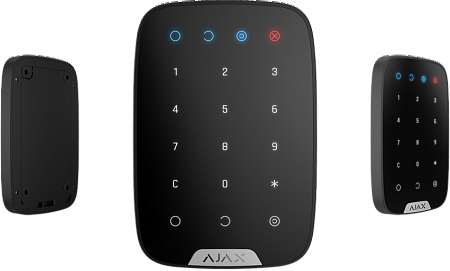 Ajax KeyPad (Black) (8722.12.BL1) Беспроводная сенсорная клавиатура