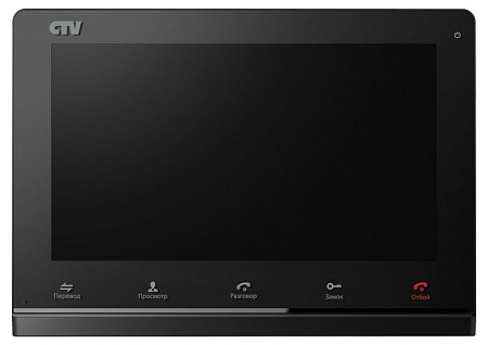 CTV M4101AHD B Монитор цветного видеодомофона, 10&amp;quot;, 1024х600, Hands free, microSD до 128ГБ, Wi-Fi