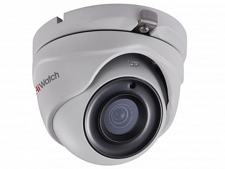 HiWatch DS-T503 (2.8) 5Mp Уличная HD-TVI видеокамера, 1/3&quot; CMOS, 2592x1944@20к/с, 2560x1440@25к/с, механический ИК-фильтр, 0.01лк@F1.2, DNR, EXIR Smart ИК, OSD-меню, видеовыход: 1хHD-TVI, ИК-подсветка до 20м, 12В DC±15%, IP67