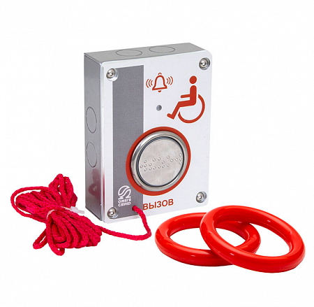 OMEGA SOUND AL-RB-M4 Кнопка ВЫЗОВ (материал корпуса металл). Для настенной всепогодной установки. IP54