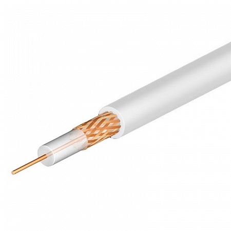 Eletec RG-59 B/U MIL17 кабель экран 64%, белый, 100м