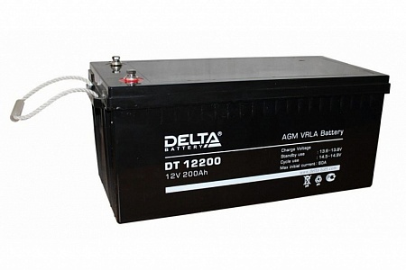 Deltа DT 12200 Аккумулятор, 12В, 200А/ч