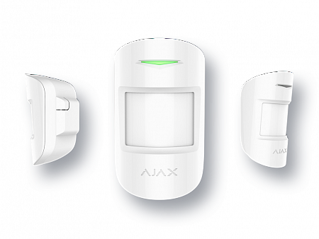 Ajax MotionProtect Plus (White) (8227.02.WH1) Датчик движения с микроволновым сенсором с иммунитетом к животным