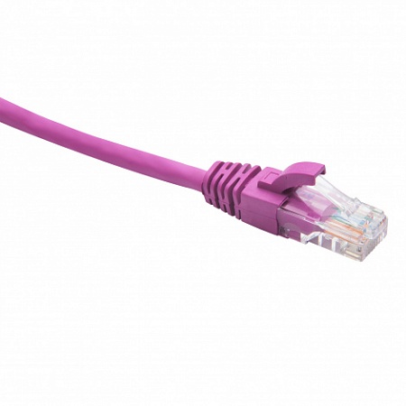 DATAREX RJ45-RJ45 U/UTP Cat.5e LSZH нг(А)-HF (DR-181711) Патч-корд (коммутационный шнур), 3м, маджента